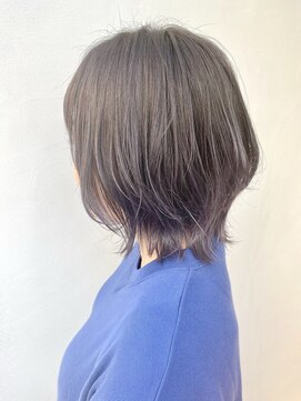 ブルー 盛岡店(BLUE) イメチェン/艶髪/ダークアッシュ/大人ミディアム/透明感ボブ