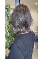 ハイク(HYKE)&nbsp;HYKE 切りっぱなしボブハイトーングレージュ大人ボブ