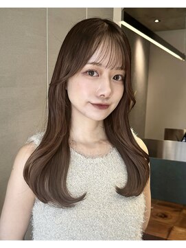 ロンド ロワール 門前仲町(Lond Loire) 韓国レイヤーカット/くびれ巻き/前髪顔周り/セミディ[門前仲町]