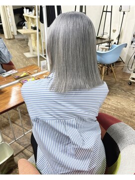 アンメリーアン(Ann merry ann) 20代30代大人美人小顔ブリーチなし韓国ヘアアッシュブラック