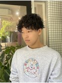 メンズスパイラルパーマ