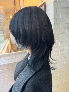 アメリアム 大阪上本町店(Ameri amu.) 【ブルーベージュ/ロング/似合わせボブ】#Ameri