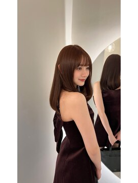 ノク(nok) 耳掛けミディアム_メルティカラーフェミニンロング