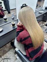 髪質改善トリートメント・お客様写真◎ブリーチ毛だからこそ効く！！COEURオリジナルトリートメント◎