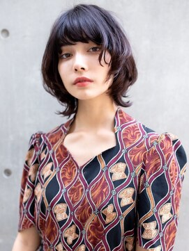 ラフィス ヘアー エラン 東尾道店(La fith hair elan) 【La fith】ウルフマッシュ×パープルアッシュ