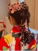 ポニーテールツインヘアアレンジ　～2025 卒業式～