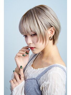 ユニックス イオンモール北戸田店(UNIX) 【ブリーチあり】ハイトーンカラーの王道ミルクティーベージュ