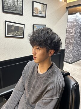 プラウド(PROUD) マッシュパーマスタイル　田町　理容室