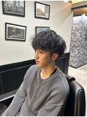 マッシュパーマスタイル 田町 理容室