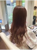 艶めく春カラー×ゆるふわウェーブ