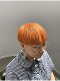 orange/マッシュ/ハイトーン