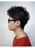 スパイキーショート/ピンパーマ//短髪(メンズ)/流行(メンズ)
