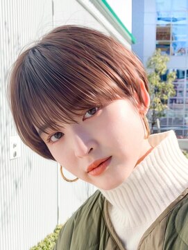 アマトウキョウスマートサロン(AMA TOKYO×Smart Salon) 韓国風巻き 小顔ショート ハンサムショート