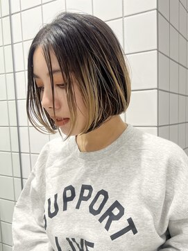 ソト 銀座(soto.) ミディアムヘア/暗めカラー/ハイライト/フェイスフレーミング