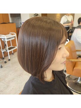 リアン 大森店(Rian) 大人っぽ艶々ボブ×30代ベージュ