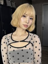サンドイエナ 横浜店(sand yena)&nbsp;くびレイヤーボブルフネビージュ小顔ワンレンこなれミディ