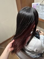 ルミエール(Lumiere)&nbsp;インナーカラー ワインレッド