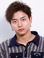 リップス 表参道店(LIPPS) 【ルーズパーマ】耳掛け風アップバングショート