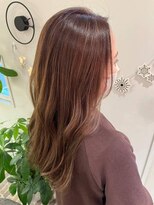 ムーン(moon)&nbsp;イメチェン/ピンクベージュ/アンブレラカラー/前髪/武蔵小杉