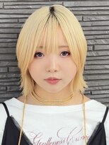 アウラ(AURA) レイヤーボブ/おしゃれ女子ウルフヘア/顔周りレイヤー カット