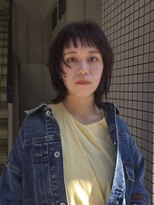 インク(ink”) ミディアムウルフ×顔回りレイヤーボブ@20代30代40代50代