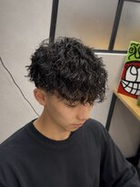 心斎橋 カイ(X)&nbsp;ZAP ザップパーマ　前髪下ろし
