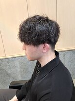 ニアウ 伊勢崎連取店(Niau)&nbsp;MEN’S HAIR/波巻きツイストスパイラル/リバースセンターパート