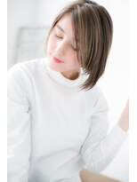ドクターズサロン LAB 小山店&nbsp;【Lab小山】グラデーションカラーが個性的☆前下がり大人ボブa