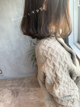 キチ(kichi.) [kichi.] ボブ×透けるベージュ