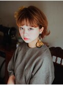 キュートな外ハネショートボブ/20代/30代/40代/水島/倉敷