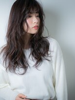 カバーヘア イヴ 戸頭店(COVER HAIR EVE) オリーブアッシュ無造作フリンジウェーブy戸頭20代30代40代