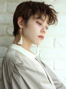 エムスラッシュ たまプラーザ(M.SLASH) 大人かわいい/くせ毛カット/耳かけショート/たまプラーザz1