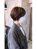 プラグ ヘアーデザイン 大名店(PLUG hair design)&nbsp;丸みショート