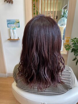 アメイジングヘアー 中沢店(AMAZING HAIR) ミディアム×暖色系カラー