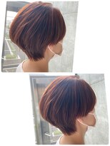 ジーナハーバー(JEANA HARBOR)&nbsp;白髪ぼかしカラー大人ハンサムショート☆