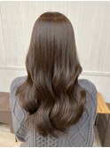 ◆小顔/大人可愛い/モテ髪/ロングレイヤー/ココアベージュ