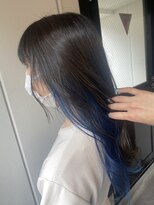 シアン(CYAN) 【CYAN】#20代30代#インナーカラー#ツヤ感#大人かわいい 