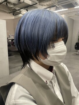 ジエクト カナウ(The Ect canow) ウルフデザインカラー アンブレラカラー ライトブルー