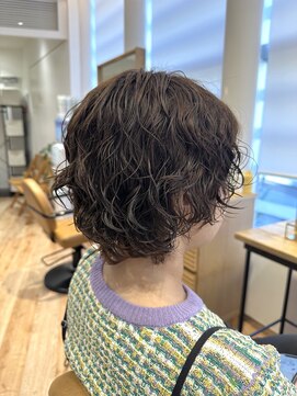 アピッシュ(apish 並木通り) しっかりめショートパーマ♪