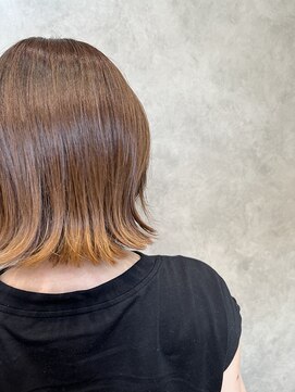 オーガニック ヘアサロン クスクス(organic hair salon kusu kusu) グラカラで外はね