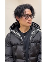 ロエン 西岡崎店(ROEN) ＃スパイラルパーマ/波巻き/センターパート