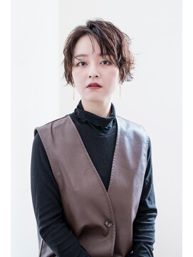 たさわ堂 ショートパーマスタイル 菊岡