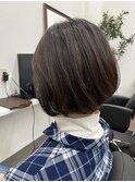 大人ボブ/40代~/リタッチ
