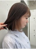 JILL STUDIO フェイスフレーミング/ベージュ/ショートボブ