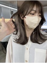 サイン 表参道(SIGN)&nbsp;イヤリングカラーインナーカラーハイライトカラーレイヤーカット