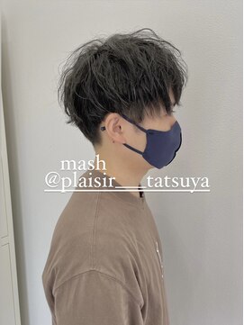 プレジールバイラファブリック(PLAISIR by LA FABRIQUE) PLAISIR/佐々木　マッシュ　刈り上げショート　メンズ　草加