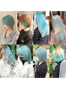 ポノ(po_no) 水色ヘア