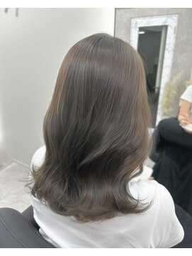 アルドーレ(Ardore) ブリーチなし/カーキベージュ/くすみカラー/レイヤーロング