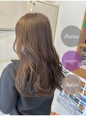 〈Lilly勝田台 佐藤愛〉ブリーチなし＊透明感ブラウン＊