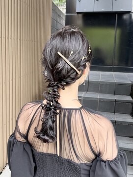 アクト(ACT) 編みおろし/金箔アレンジ